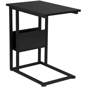Beistelltisch aus MDF, Gestell aus Metall schwarz