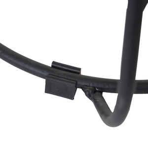 Beistelltisch Kaffeetisch, Industriedesign Echtholz Ø35cm
