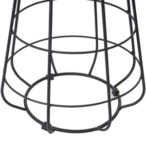 Beistelltisch Kaffeetisch, Industriedesign Echtholz Ø35cm