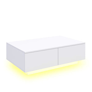 Beistelltisch LED CARINA weiss