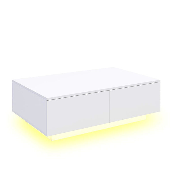Beistelltisch LED CARINA weiss