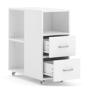 Korpus MODULO 30 x 60 x 65 cm 2 Schubladen weiss