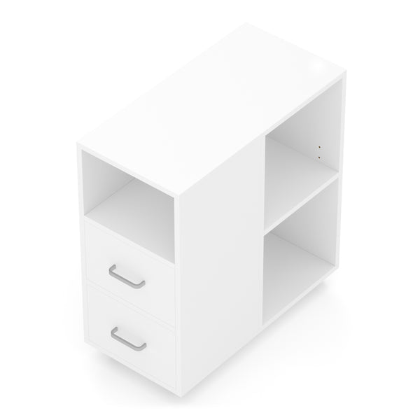 Korpus MODULO 30 x 60 x 65 cm 2 Schubladen weiss