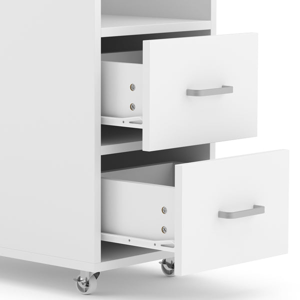 Korpus MODULO 30 x 60 x 65 cm 2 Schubladen weiss