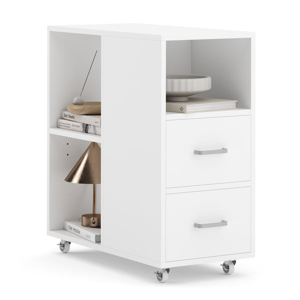 Korpus MODULO 30 x 60 x 65 cm 2 Schubladen weiss