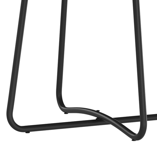 Beistelltisch Metall BELVRA rund 45 x 46 cm schwarz
