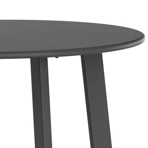 Beistelltisch Metall BERVIN rund 70 x 40 cm anthrazit