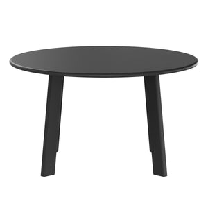 Beistelltisch Metall BERVIN rund 70 x 40 cm schwarz