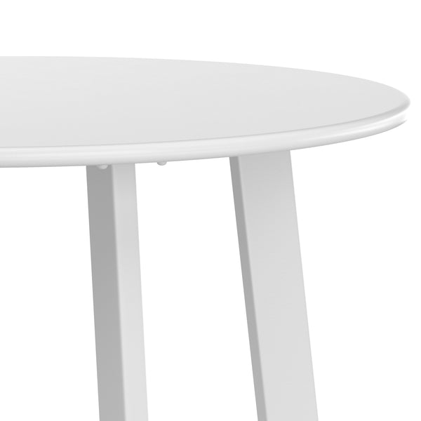 Beistelltisch Metall BERVIN rund 70 x 40 cm weiss