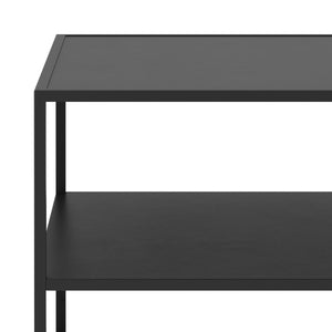 Beistelltisch Metall NITE 90 x 60 x 45 cm schwarz