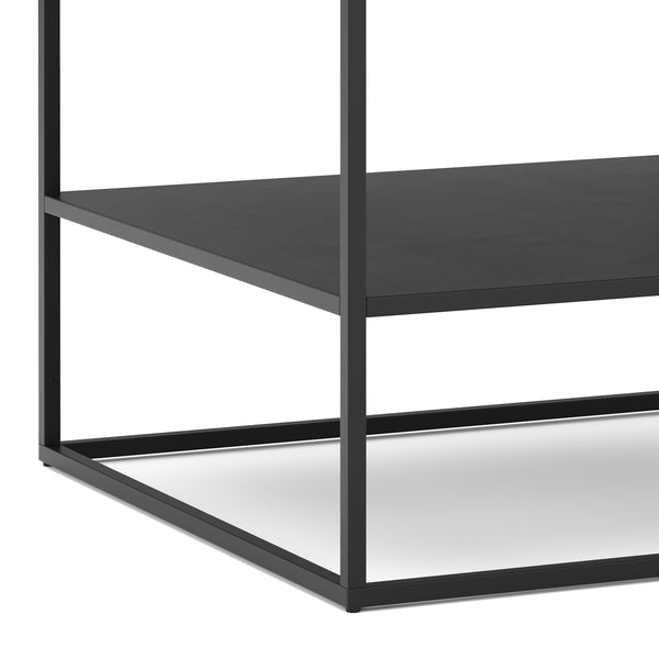 Beistelltisch Metall NITE 90 x 60 x 45 cm schwarz