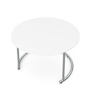Beistelltisch SUZON rund 2-teilig weiss