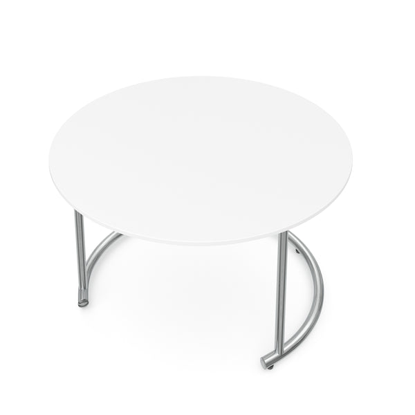 Beistelltisch SUZON rund 2-teilig weiss