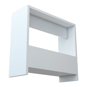Beistelltisch Rodovre 60x55x20cm Weiss