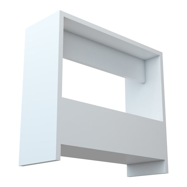 Beistelltisch Rodovre 60x55x20cm Weiss