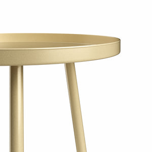 Beistelltisch RACHEL rund gold