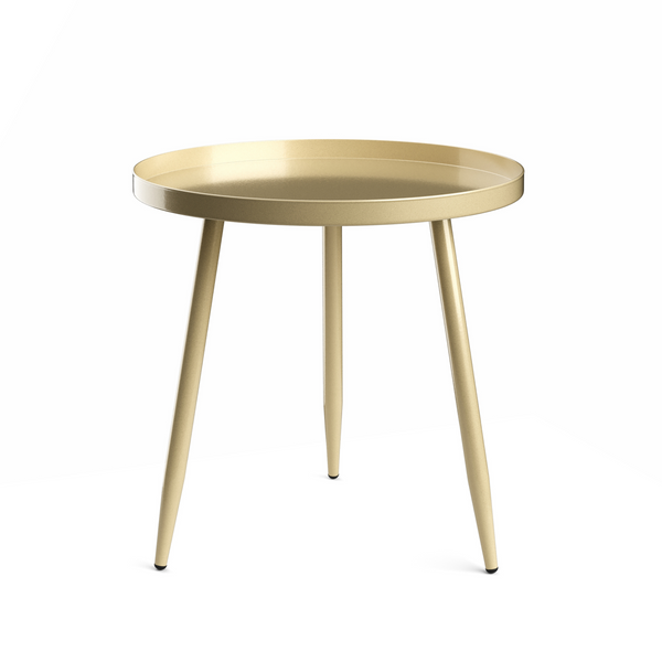 Beistelltisch RACHEL rund gold