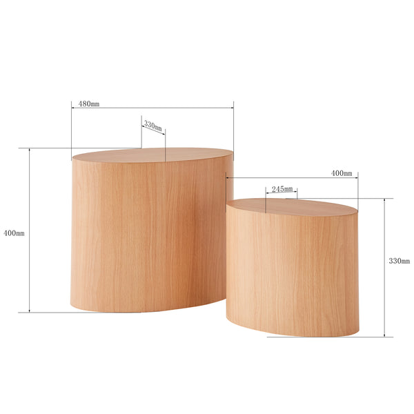 Beistelltisch Holz SAMANTHA 2-teilig