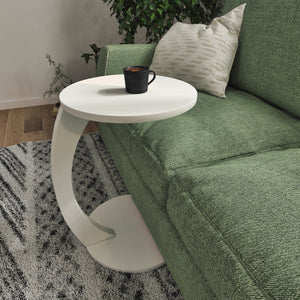Beistelltisch Holeby 56x38cm Weiss