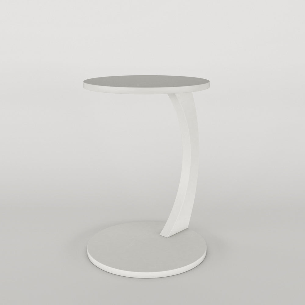 Beistelltisch Holeby 56x38cm Weiss