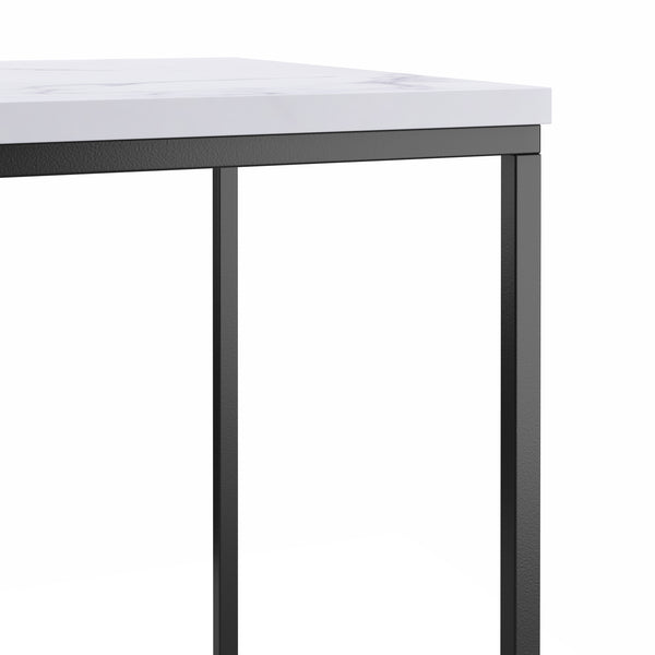 Beistelltisch TYRA weiss/schwarz