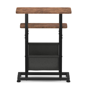 Beistelltisch Vintage BONITA mit Zeitungsablage 42 x 18 x 55 cm