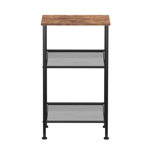 Beistelltisch Vintage BONITA mit 3 Ablagen 38 x 28 x 74 cm