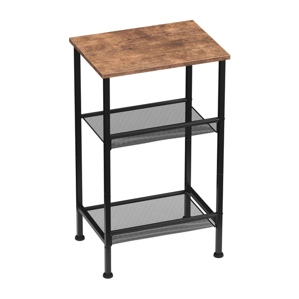 Beistelltisch Vintage BONITA mit 3 Ablagen 38 x 28 x 74 cm