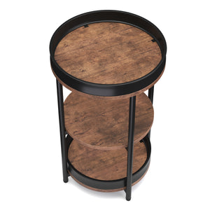 Beistelltisch Vintage BONITA rund 38 x 61 cm