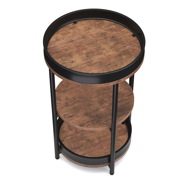Beistelltisch Vintage BONITA rund 38 x 61 cm