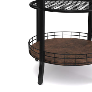 Beistelltisch Vintage BONITA rund 48 x 63 cm