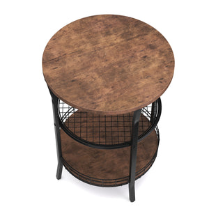 Beistelltisch Vintage BONITA rund 48 x 63 cm