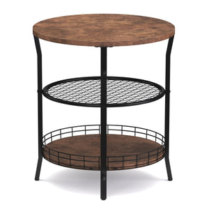 Beistelltisch Vintage BONITA rund 48 x 63 cm