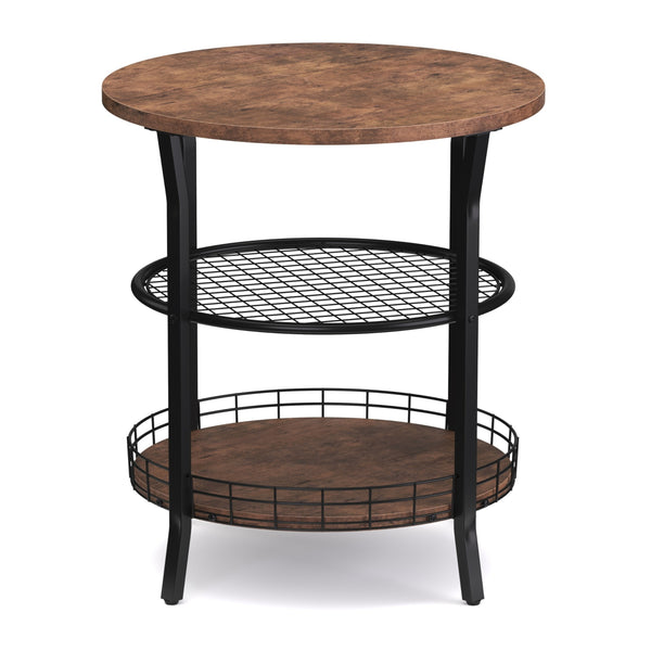 Beistelltisch Vintage BONITA rund 48 x 63 cm