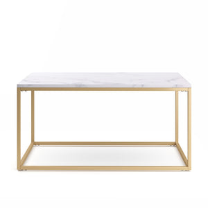 Beistelltisch ZARA weiss/gold