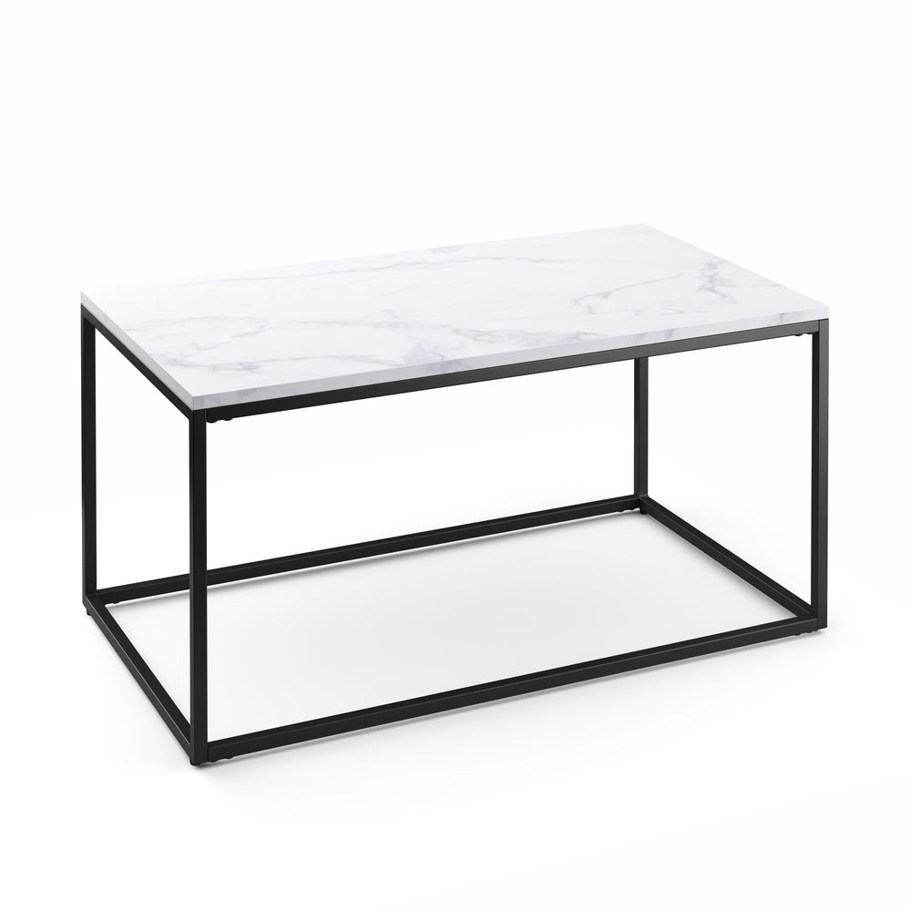Beistelltisch ZARA weiss/schwarz
