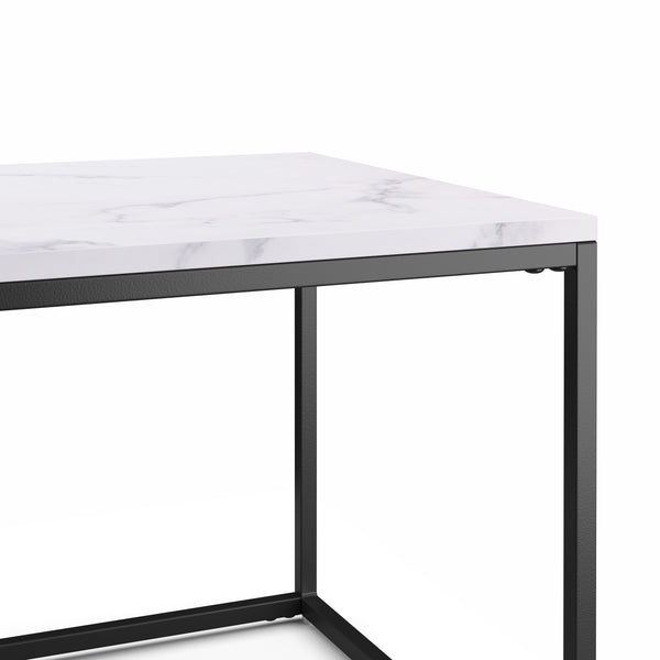 Beistelltisch ZARA weiss/schwarz