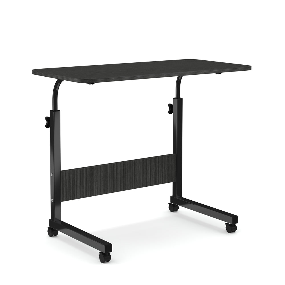 Tablette pour ordinateur portable LALE noire sur roulettes