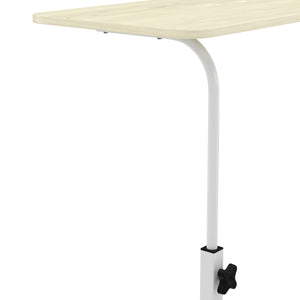 Laptoptisch auf Rollen LALE hellbraun/weiss