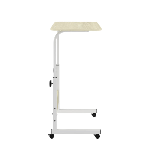 Laptoptisch auf Rollen LALE hellbraun/weiss