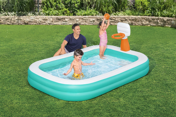 Bestway Kinderpool Dunk'n Splash 251 x 168 x 102 cm