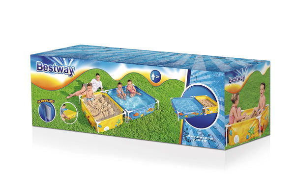 Bestway Kinderpool mit Sandkasten 213 x 122 x 30 cm