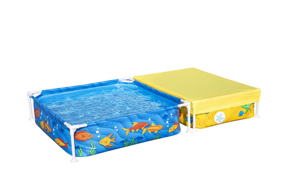 Bestway Kinderpool mit Sandkasten 213 x 122 x 30 cm