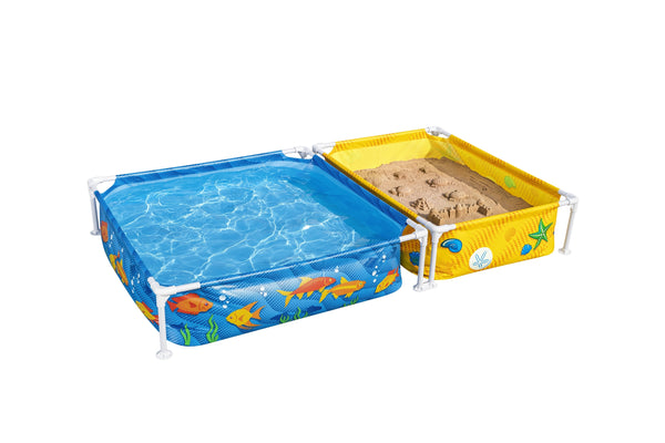 Bestway Kinderpool mit Sandkasten 213 x 122 x 30 cm