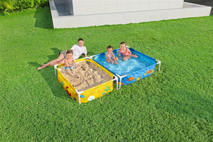 Bestway Kinderpool mit Sandkasten 213 x 122 x 30 cm