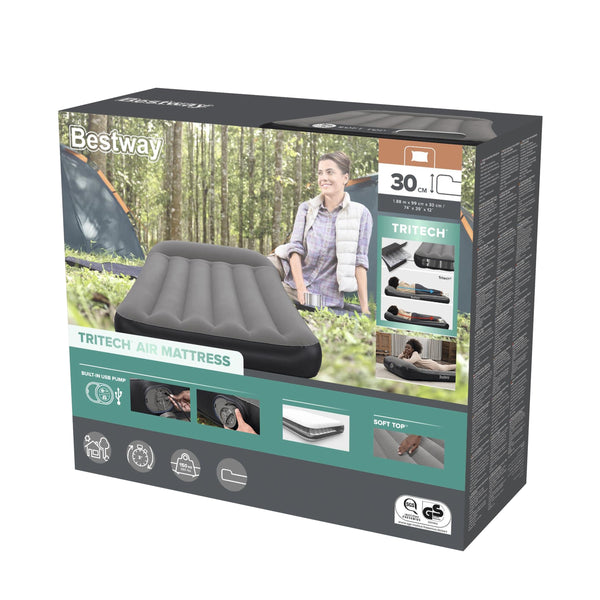 Luftbett Tritech mit USB Pumpe 188 x 99 x 30 cm