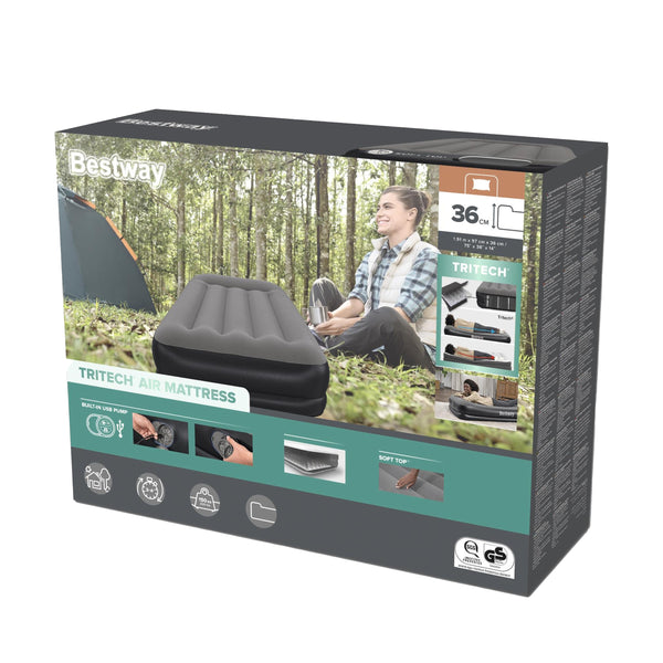 Luftbett Tritech mit USB Pumpe 191 x 97 x 36 cm