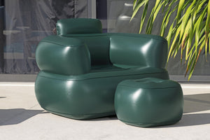 Luftsessel mit Fusshocker Comfi Cube Lounger