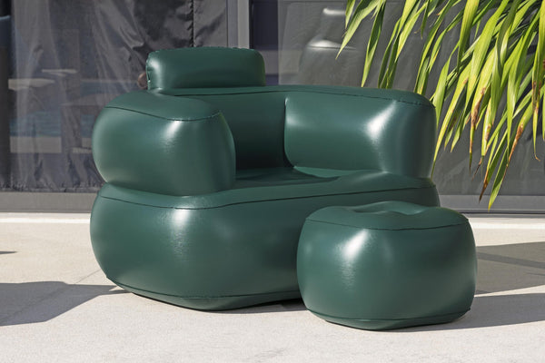 Luftsessel mit Fusshocker Comfi Cube Lounger