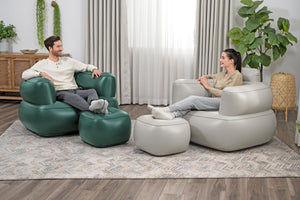 Luftsessel mit Fusshocker Comfi Cube Lounger